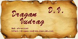 Dragan Vudrag vizit kartica